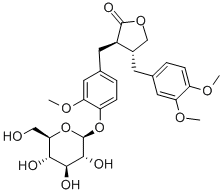 牛蒡子苷 结构式