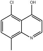5-氯-8-甲基-4-喹啉 结构式