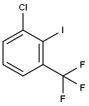 3-氯-2-碘三氟甲苯 结构式