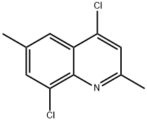 4,8-DICHLORO-2,6-DIMETHYLQUINOLINE 结构式