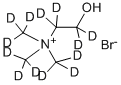 溴化胆碱-D13-(N,N,N-三甲基-D9,1,1,2,2-D4) 结构式