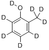2-甲基苯酚-D8 结构式