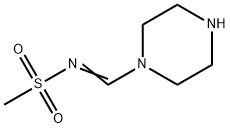 Methanesulfonamide, N-(1-piperazinylmethylene)- (9CI) 结构式