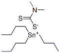 N,N-Dimethyldithiocarbamic acid tributyltin(IV) salt 结构式