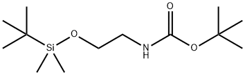2-叔丁基二甲基硅氧基乙基氨基甲酸叔丁酯 结构式