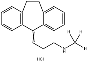 甲替林-d3盐酸盐 结构式