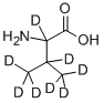 DL-缬氨酸-2,3,4,4,4,5,5,5-D8 结构式