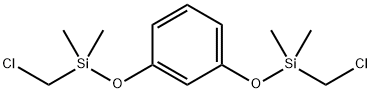 1,3-双(氯甲基二甲基硅氧)苯 结构式