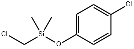 CHLOROMETHYL(4-CHLOROPHENOXY)DIMETHYLSILANE 结构式