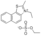 3-ETHYL-2-METHYL-NAPHTHO2,1-DTHIAZOLIUM ETHYL SULFATE 结构式