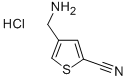 4-(氨基甲基)噻吩-2-甲腈盐酸盐 结构式