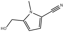 1H-Pyrrole-2-carbonitrile,5-(hydroxymethyl)-1-methyl-(9CI) 结构式