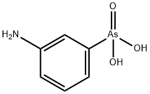 (3-Aminophenyl)arsonic acid 结构式