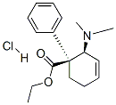 ethyl cis-2-(dimethylamino)-1-phenylcyclohex-3-ene-1-carboxylate hydrochloride  结构式
