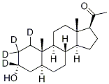 5a-Pregnan-3a-ol-20-one-d4 结构式