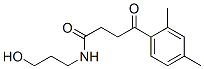 3-(2,4-Dimethylbenzoyl)-N-(3-hydroxypropyl)propionamide 结构式