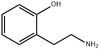 2-(2-氨基乙基)苯酚 结构式
