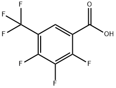 2,3,4-TRIFLUOR-5-TRIFLUORMETHYL-BENZOESAURE 结构式