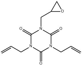 1-环氧乙烷基甲基-3,5-二-2-丙烯基-1,3,5-三嗪-2,4,6(1H,3H,5H)-三酮 结构式