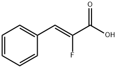 (Z)-Α-氟肉桂酸 结构式