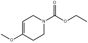 1(2H)-Pyridinecarboxylic  acid,  3,6-dihydro-4-methoxy-,  ethyl  ester 结构式