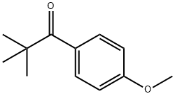 1-(4-甲氧基苯基)-2,2-二甲基丙-1-酮 结构式