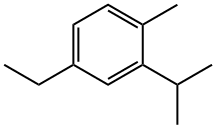 Benzene, 4-ethyl-1-methyl-2-(1-methylethyl)- (9CI) 结构式