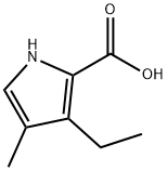 1H-Pyrrole-2-carboxylicacid,3-ethyl-4-methyl-(9CI) 结构式