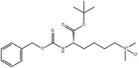 N6,N6-DiMethyl-N2-[(benzyloxy)carbonyl]-L-lysine tert-Butyl Ester N6-Oxide 结构式