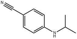 4-(异丙基氨基)苯甲腈 结构式