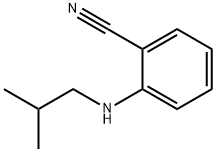 2-(异丁基氨基)苯甲腈 结构式