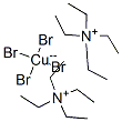 bis(tetraethylammonium) tetrabromocuprate(II) 结构式