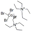 bis(tetraethylammonium) tetrabromocobaltate(II) 结构式