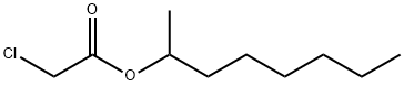 2-氯乙酸辛-2-酯 结构式