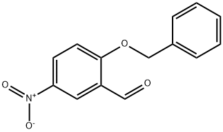 2-(苄氧基)-5-硝基苯甲醛 结构式