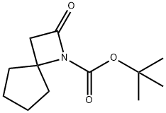 1-Boc-2-oxo-1-azaspiro[3.4]octane 结构式