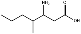 3-氨基-4-甲基庚酸 结构式