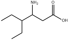3-氨基-4-乙基己酸 结构式