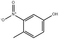 4-甲基-3-硝基苯酚 结构式