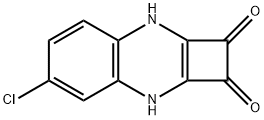 5-Chloro-3,8-dihydrocyclobuta[b]quinoxaline-1,2-dione 结构式