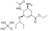磷酸奥司他韦 结构式