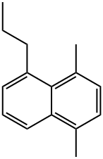 1,4-DIMETHYL-5-PROPYLNAPHTHALENE 结构式