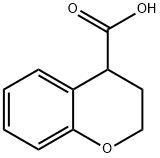 3,4-DIHYDRO-2H-1-BENZOPYRAN-4-CARBOXYLIC ACID 结构式