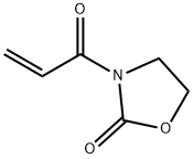 3-丙烯酰基-2-唑烷酮 结构式