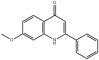 7-甲氧基-2-苯基-喹啉-4-醇7-甲氧基-2-苯基-4-羟基喹啉 结构式