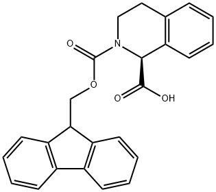 FMOC-L-1,2,3,4-TETRAHYDROISOQUINOLINE-1-CARBOXYLIC ACID 结构式