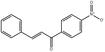 (2E)-1-(4-Nitrophenyl)-3-phenyl-2-propene-1-one 结构式