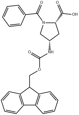 Fmoc-(2S,4S)-4-amino-1-benzoyl-pyrrolidine-2-carboxylicacid