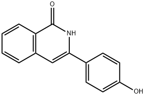 2-(4-羟苯基)-2H-异喹啉-1-酮 结构式