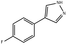 4-(4-氟苯基)-1 H -吡唑 结构式